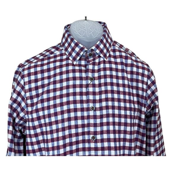 Robert Graham Gunzer Classic Fit Check Button-Down Shirt NWT Brushed Cotton Sm - Picture 2 of 10